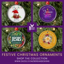 Festive CHRISTMAS Ornaments