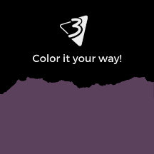 Purple and Black Pillows - Living Room