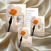 White Daffodil Flower Spring Funeral Memorial