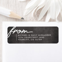 Classic Return Address Labels