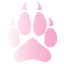 Pink Wolf Paws