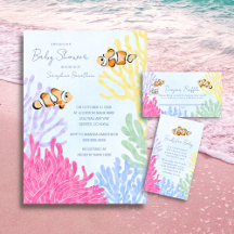 Clown Fish Under The Sea Baby Shower