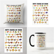 Fifty States of Food Illustration Collection