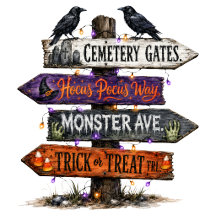 Custom Halloween Garden Flags 