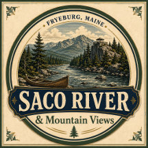 Saco River & Mountain Views