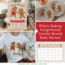 What's Baking Gingerbread Gender Reveal