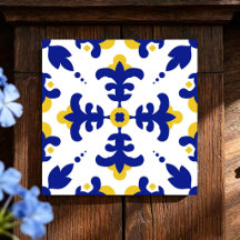 Mediterranean Blue Ceramic Tile Collection 