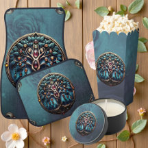 City in the shadow of the luxurious tree of life. 