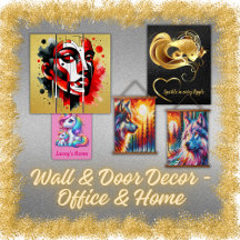 WALL & Door Decor for Office & Home