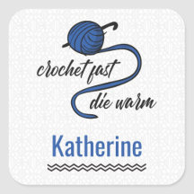 Cornflower Blue Crochet Fast, Die Warm