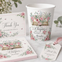 New Chapter Vintage Book Blush Pink Floral