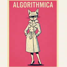 Algorithm Cat and cat emblem designs