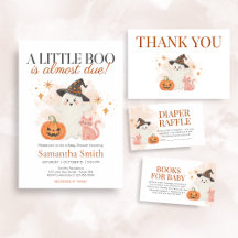 Halloween Little Boo Baby Shower   BS36