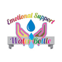 Emotional Support Water Bottle PRIDE Edition