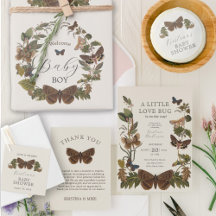 Woodland Love Bug Baby Shower Theme