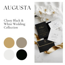 Augusta • Black & White Classy Vintage Modern