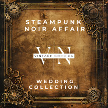 Steampunk Noir Affair Complete Wedding Stationery