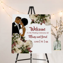 Classical White Botanical Bride & Groom Collection