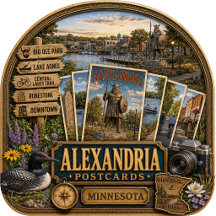 Alexandria Minnesota Postcards/Gifts