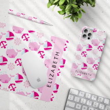 Pink Whales - Home Decor Collection