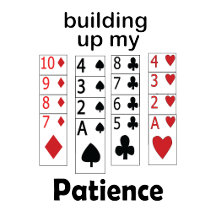 Solitaire Card Game Building Up My Patience