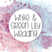White and Green Lily Wedding Suite