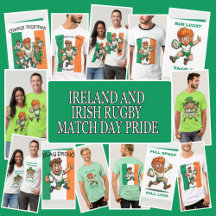 IRELAND AND IRISH RUGBY MATCH DAY PRIDE