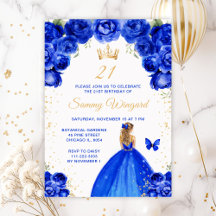 Royal Blue and Gold Princess Collection