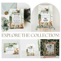 Woodland animal Greenery Forest Baby Shower