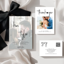 Modern names script LIGHT photo overlay wedding