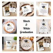 Elegant Minimal Minimalist Graduation Cap