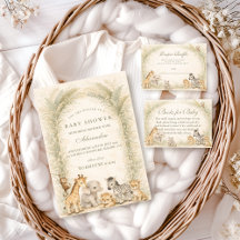 Safari Jungle Animals Arch Baby Shower