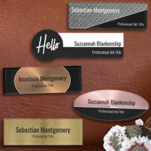 Professional and Fun Name Tag Templates