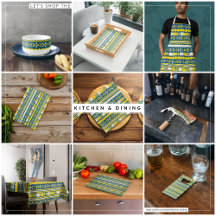 Green Shades Traditional Tribal Pattern