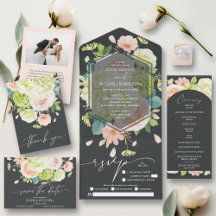 MOODY ONYX FLORAL WEDDING COLLECTION