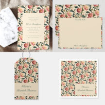 Vintage Garden Floral Bridal Shower Collection