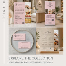 Modern Pink Spa & Wellness Business Essentials