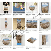 Gifts with Budir Beach, Iceland design