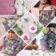 Dark Doodle Monster Baby Products/Party Supplies