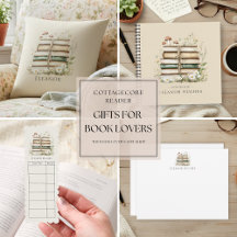 Watercolor Floral Book Lover Gifts