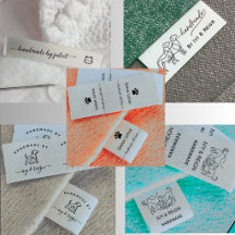 Custom pet logo Script Handmade by Labels