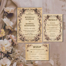 Vintage Floral Romance Wedding Collection