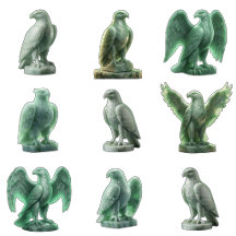 Jade Eangle Guardian Clipart Bundle
