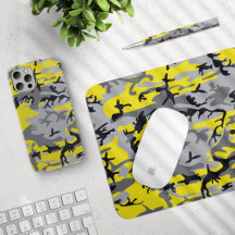 Yellow and Gray Camouflage Collection
