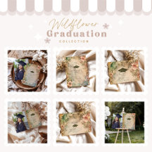 Elegant Spring Wildflowers Graduation Party