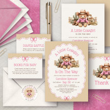 Little Cowgirl Western Girls Baby Shower