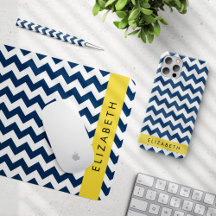 Navy Blue Zigzag - Home Decor Collection