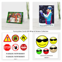 Funny Jokes Cards Gift Wrap & Stickers