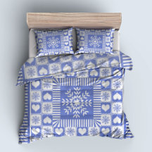 Christmas Snowflake Gingham