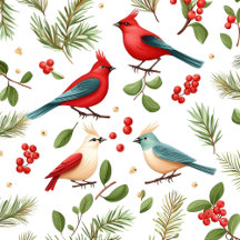 Christmas Birds and Berries Collection 